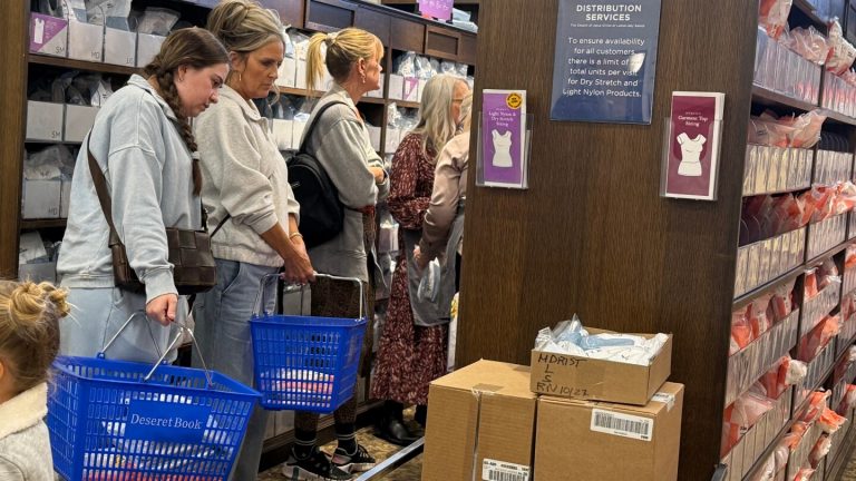 Mormon church women embrace new sleeveless sacred undergarments