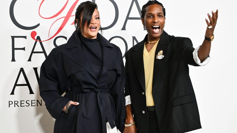 A$AP Rocky and Rihanna now have matching CFDA fashion icon awards